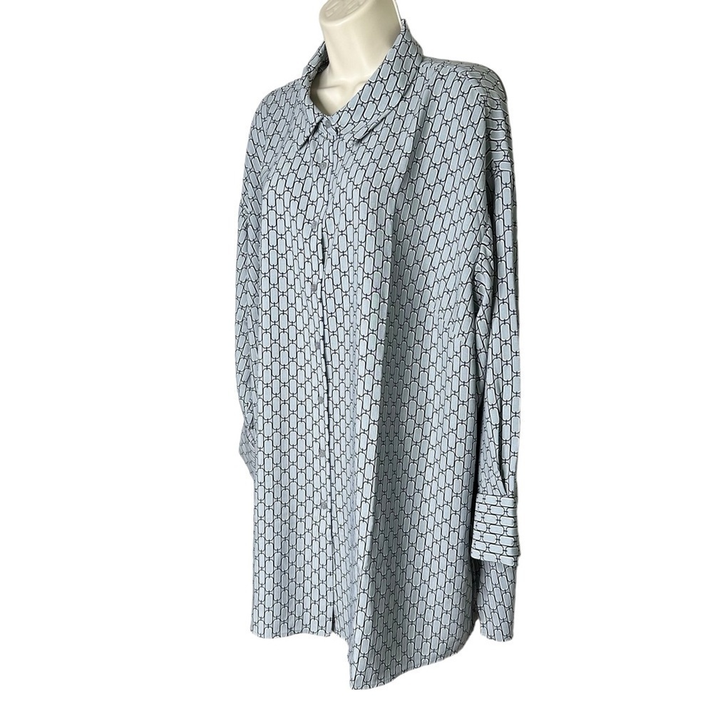 Adrianna Papell Button Front Tunic Shirt Women’s Plus Size 2X - Picture 4 of 8